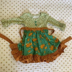Eleanor Rose Pumpkin dress